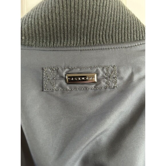 Sean John Jacket Men’s XL Gray/ Light Gray Bomber Reversible Qui…Vintage - Picture 7 of 12